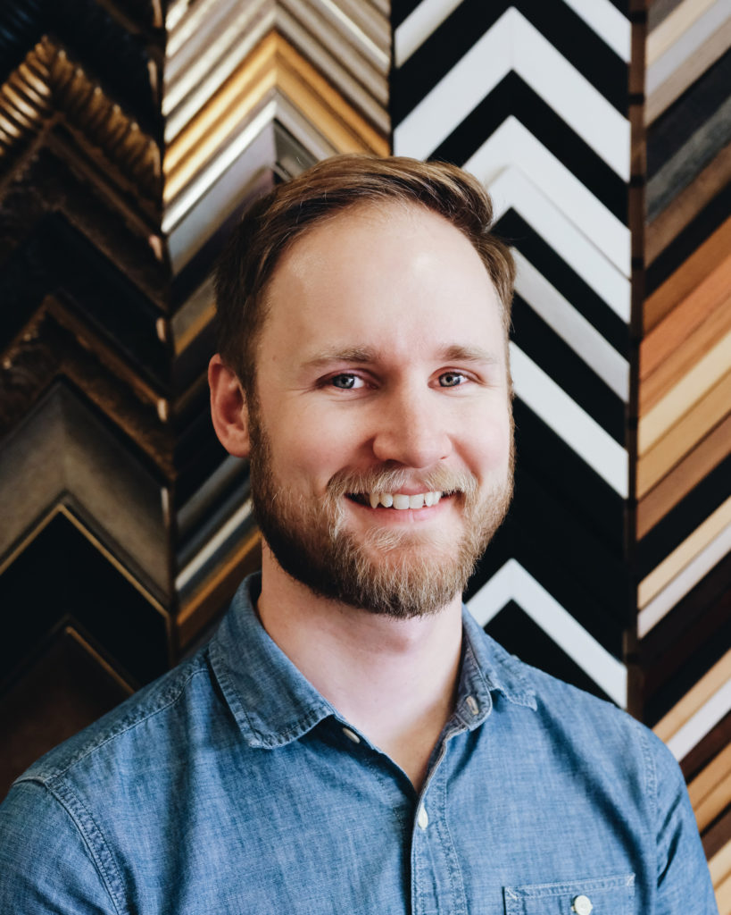 Nathan, photographer and one of the professional framers at Framers' Workshop Of York, York PA