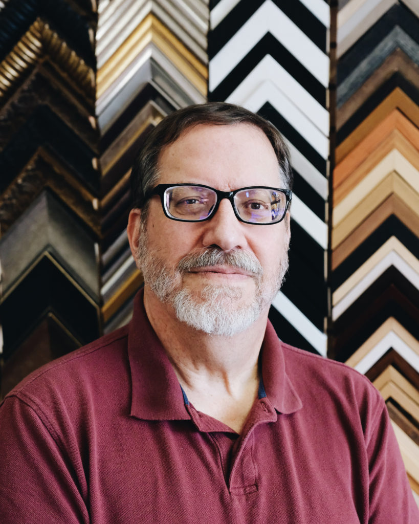 Ed with specs from the custom framing team at Framers' Workshop Of York, York PA